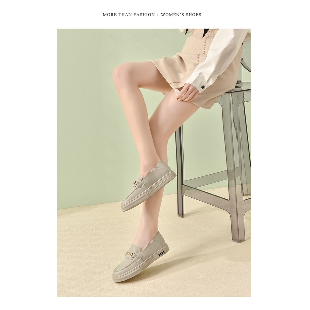 Giày slip-on Dusto đế cao su chống trượt cao 3cm (ORDER) | BigBuy360 - bigbuy360.vn