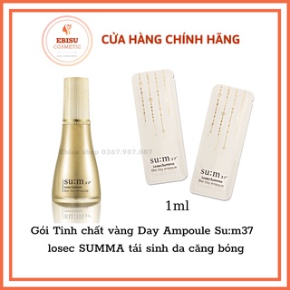 Gói sample Tinh chất vàng ngày Day Ampoule Su:m37  losec SUMMA tái sinh da căng bóng_𝐄𝐁𝐈𝐒𝐔 𝐂𝐎𝐒𝐌𝐄𝐓𝐈𝐂𝐒
