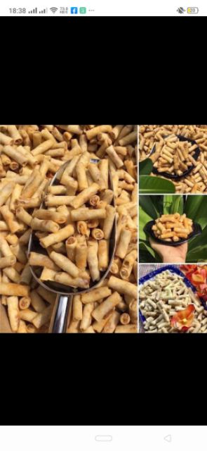 [Lon 300gam] Chả giò tôm sấy mini Date 6 tháng