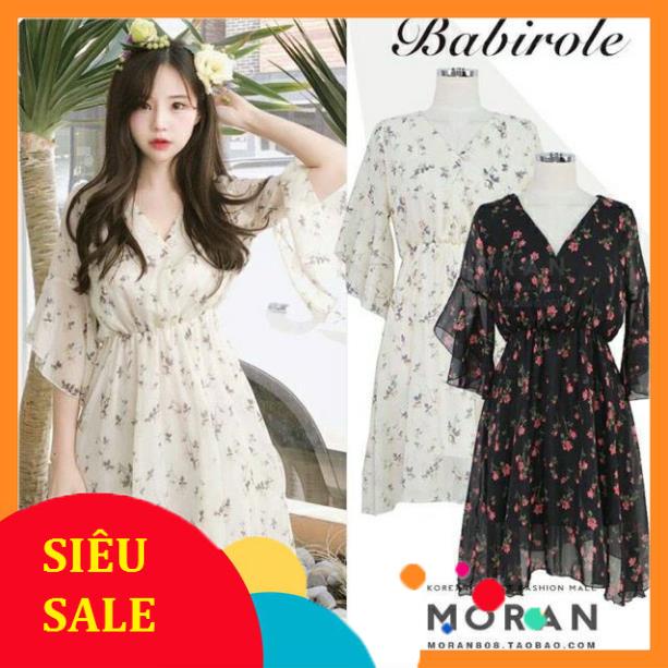 ( Hàng order ) Váy hoa nhí vải voan - sẵn trắng s  hagauorder hagauorder | BigBuy360 - bigbuy360.vn