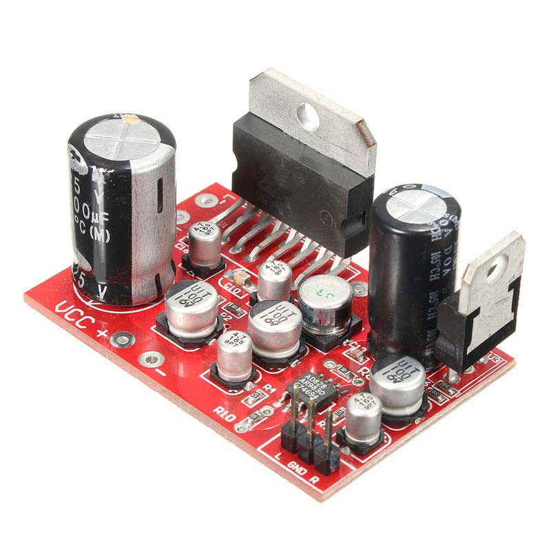 Bảng mạch khuếch đại âm thanh nổi TDA7379 2 * 38W DC 12V với Bảng mạch khuếch đại tiền khuếch đại AD828 Siêu hơn NE5532