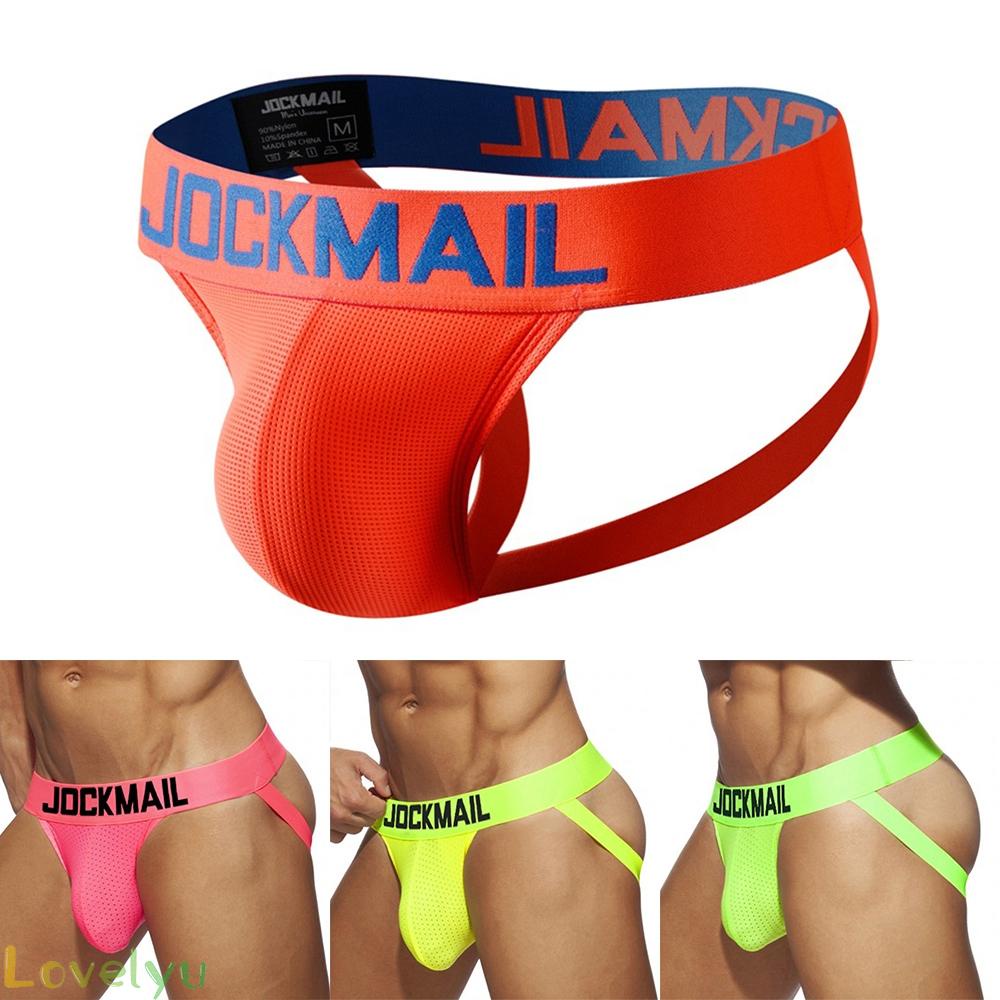 Men Underwear M~2XL Thong Underpants Undies Breathable Elastic Jockstrap#lovelyu