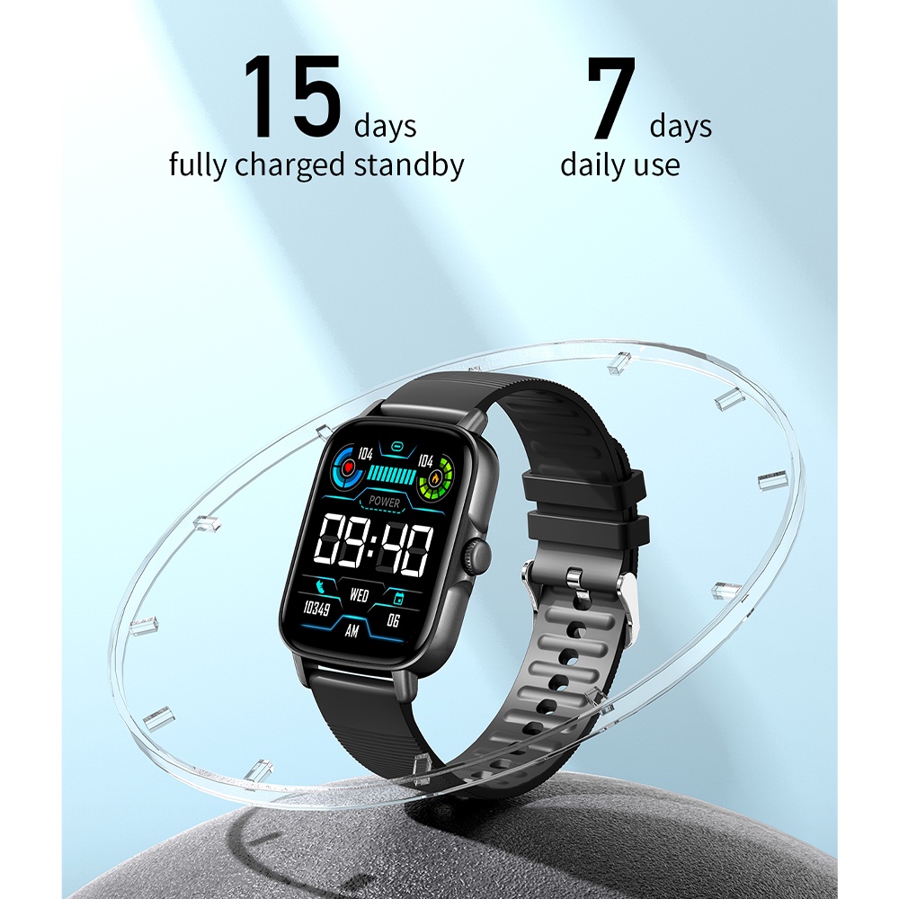 Đồng hồ thông minh Colmi P30 chống thấm nước IP68 kết nối Bluetooth thích hợp cho iOS Android và phụ kiện