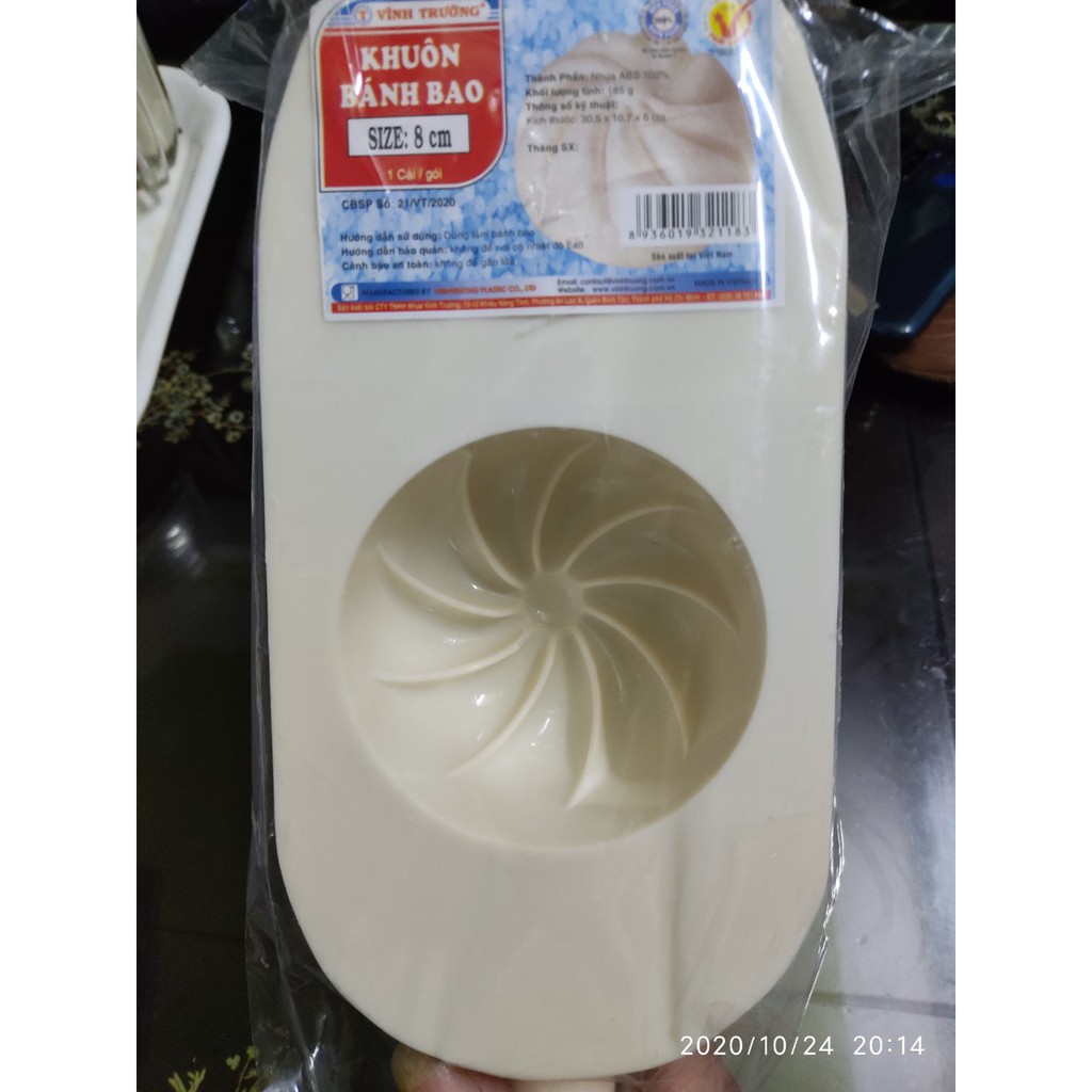 Khuôn Bánh Bao 7.5cm VĨNH TRƯỜNG LOẠI 1 CÁI