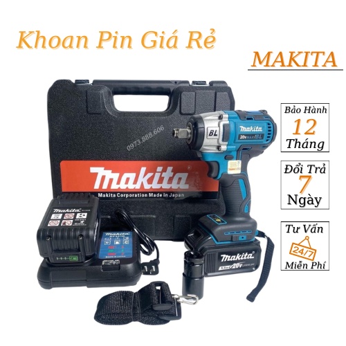 Máy Siết Bulong MAKITA DF331D 20V Hàng Cao Cấp Không Chổi Than 3 Đèn Led Trợ Sáng TẶNG full Phụ kiện