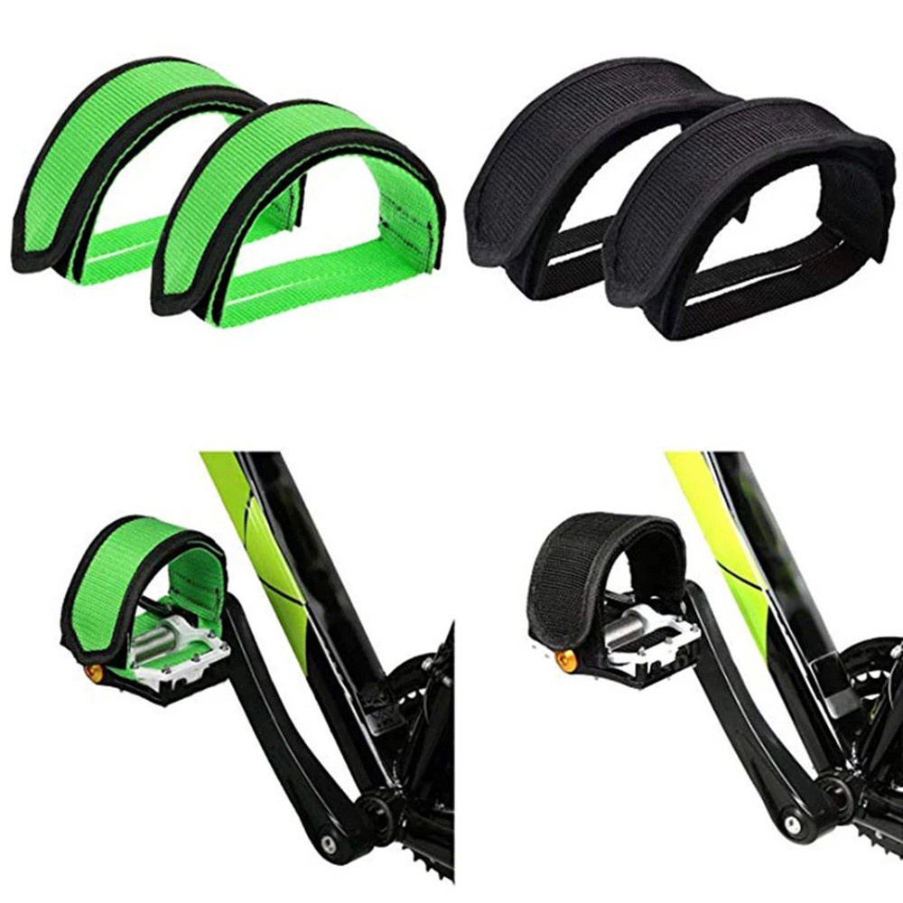 1 Cặp Vỏ Bọc Bàn Đạp Xe Đạp Bằng Nylon Chống Trượt Cố Định Bàn Chân