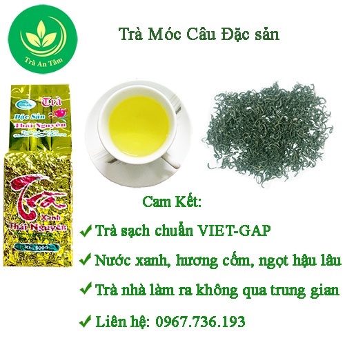 Trà Móc Câu Đặc Sản Thái Nguyên Nước Xanh Óng Vàng Vị Chát Nhẹ Hậu Ngọt Chè Thái Nguyên Sạch Chuẩn VIETGAP Loại 1Kg
