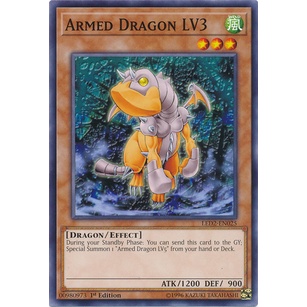 Thẻ bài Yugioh - TCG - Armed Dragon LV3  / LED2-EN025 '