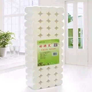 Giấy vệ sinh bịch 50 cuộn - giấy trắng siêu mềm siêu dai - cuộn to
