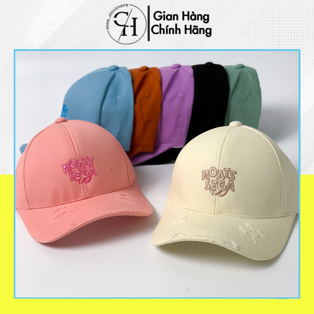 Mũ lưỡi trai thời trang nam nữ phong cách nón kết thêu chữ MOATS SEGA AH1570