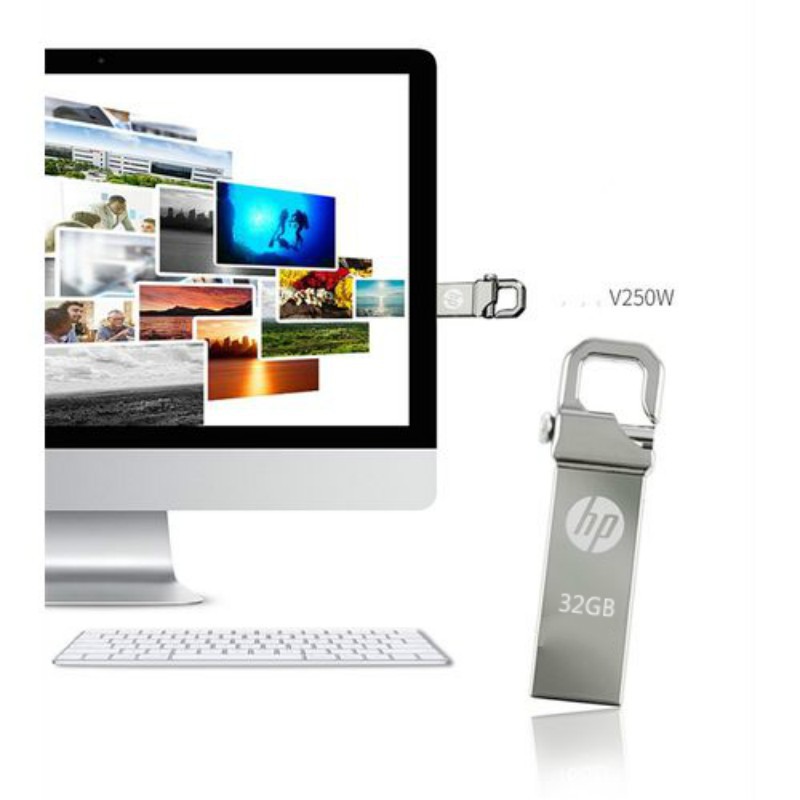 USB kim loại chống thấm nước HP v285w 512GB | BigBuy360 - bigbuy360.vn