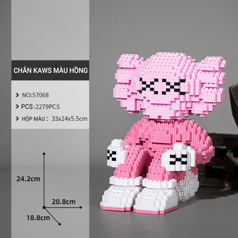 Volent bears Bộ Đồ Chơi Lắp Ráp Hình Chú Gấu Bạo Lực Dành Cho Nam Và Nữ