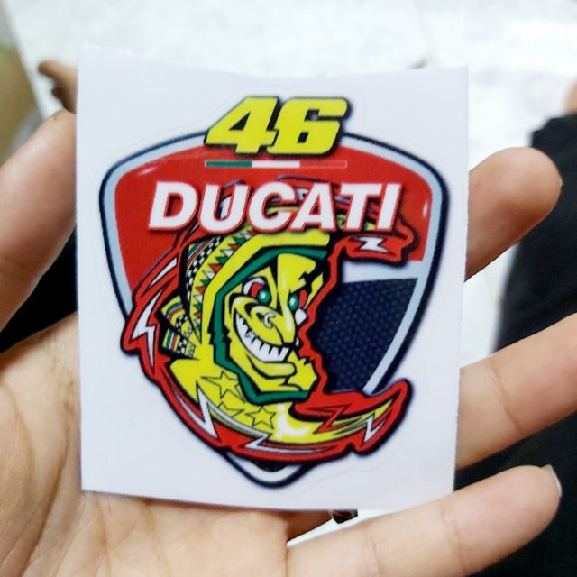 Tem Sticker Decal 46 Ducati Dán Xe Giá Rẻ