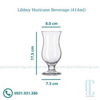[3840] Ly Thủy Tinh Libbey Huricane Beverage (414ml)