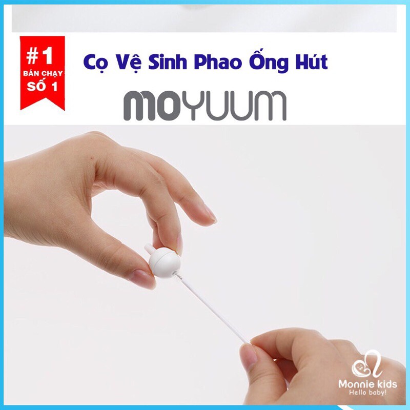 Set Ống Hút Có Phao Bình MOYUUM, Chuyển Đổi Bình Sữa Thành Bình Uống Nước