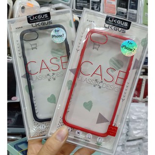 Ốp Likgus Chống Sock Viền Dẻo màu Siêu Bền lưng Trong Suốt Không Ố Màu Iphone X/XR/XS Max/7/8/7P