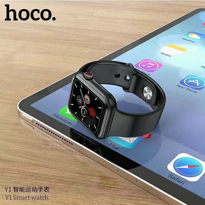 CHÍNH HÃNG  Đồng Hồ Thông Minh HOCO Y1  Kết Nối Bluetooth,Nghe Gọi, Theo Dõi Sức Khỏe, Chống Nước,Bảo Hành 12 Tháng