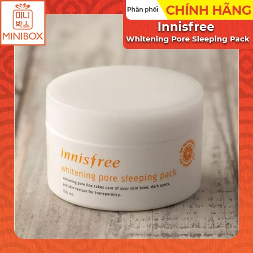 Mặt nạ ngủ Innisfree Whitening Pore Sleeping Pack