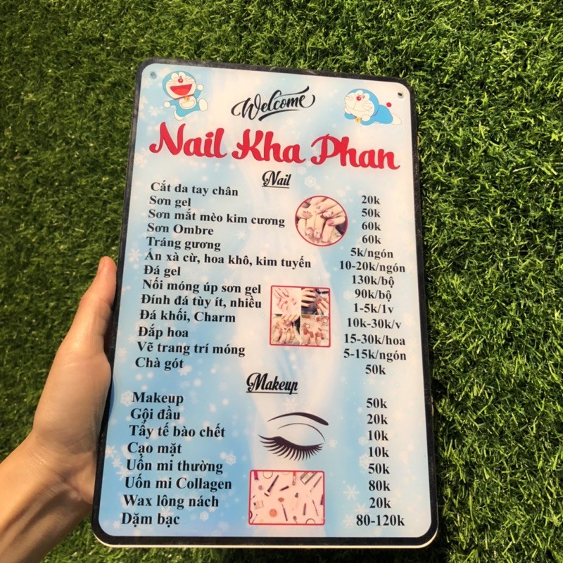 Menu để bàn quán cafe _ standee để bàn nhà hàng_ In và thiết kế theo yêu cầu