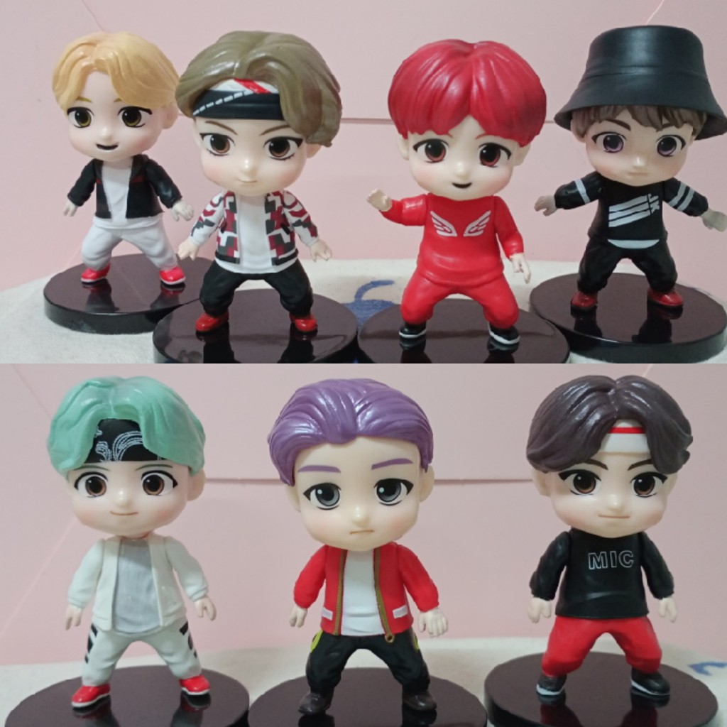 Sét 7 Mô Hình Nhân Vật Chibi Nhóm Nhạc BTS