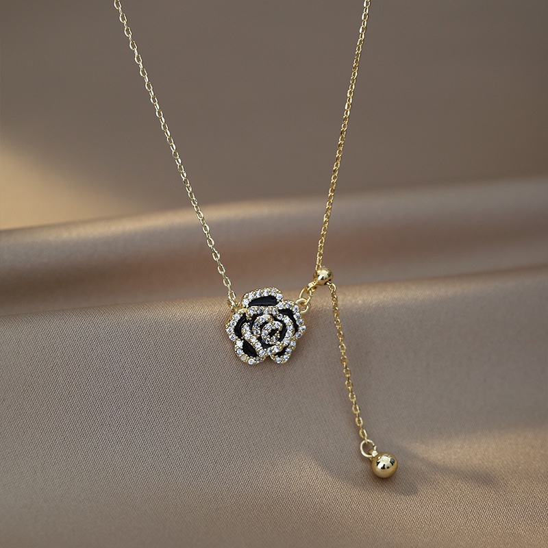 Vòng cổ Hình Hoa Trà Phong Cách Retro Sang Trọng Thời Trang Mùa Hè 2022 Dành Cho Nữ