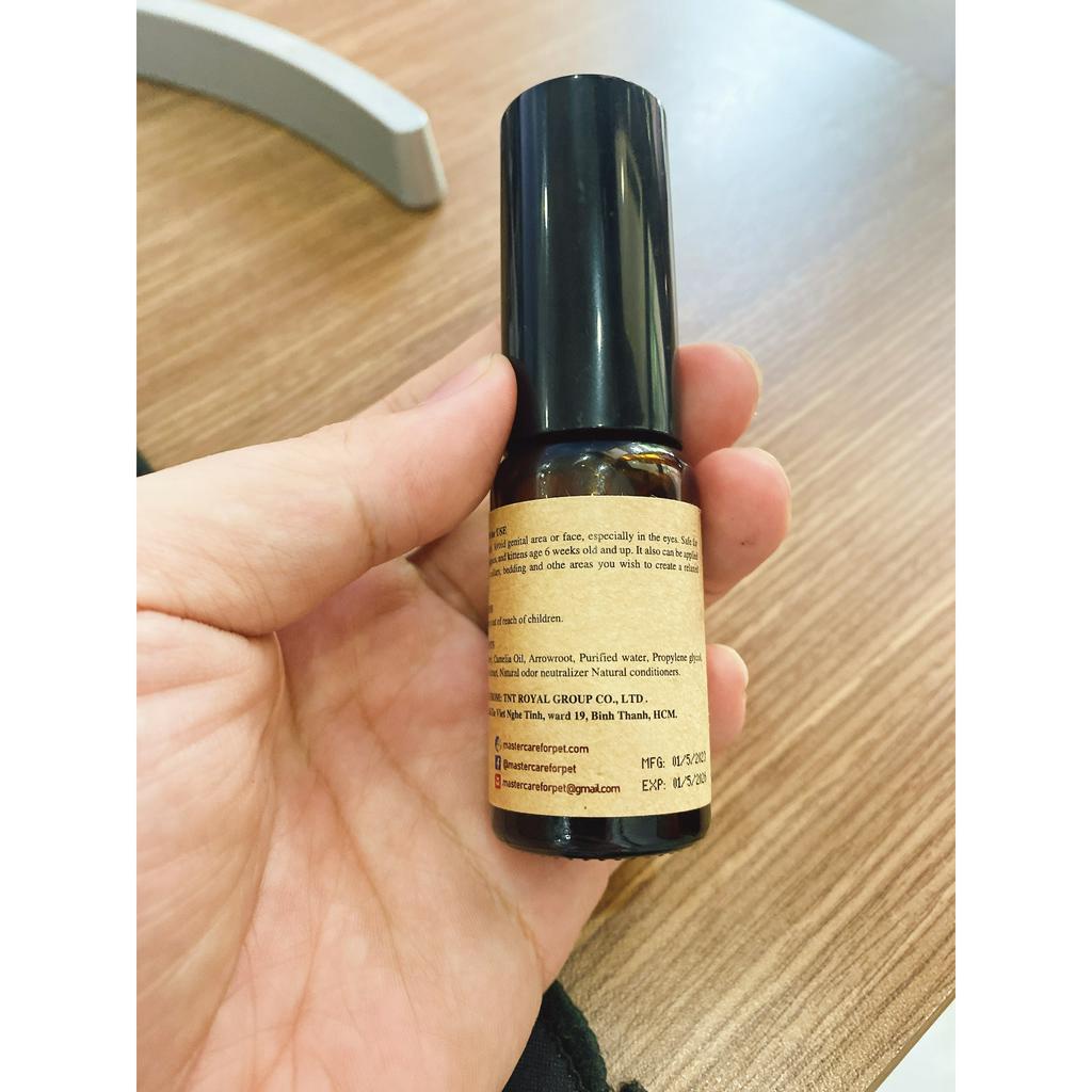 Nước Hoa Cho Chó Mèo MASTERCARE Cao Cấp Lưu Hương Thơm Cực Lâu Và Khử Mùi Hôi Trên Người Boss 20ml