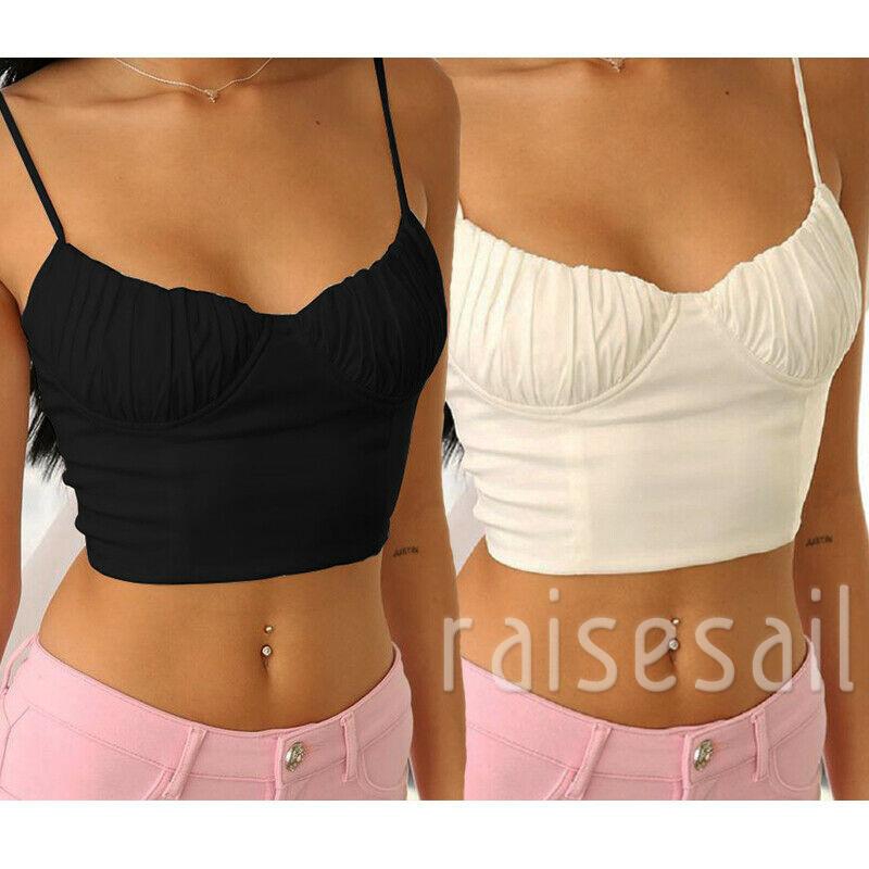 Áo dây croptop hoạt tiết hoạt hình | WebRaoVat - webraovat.net.vn