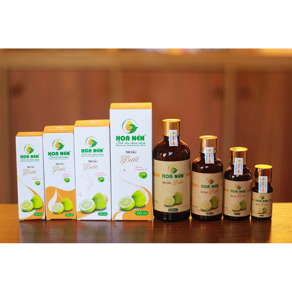 Tinh dầu Bưởi 100ml - Hoa Nén - Hương thanh mát, kh.ử mùi, chăm sóc tóc