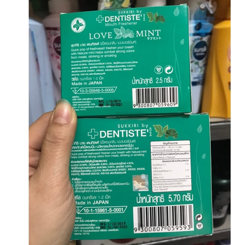 Kẹo mint thái lan 20 viên