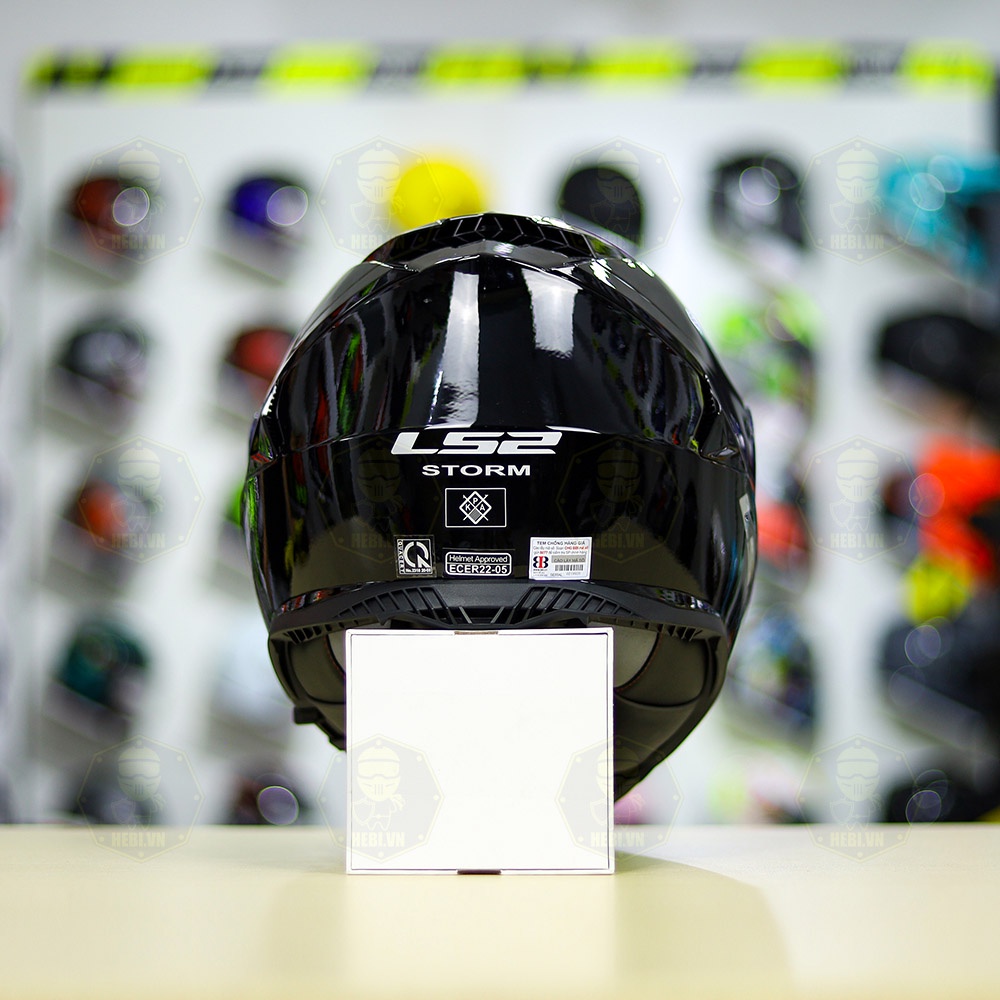 Nón Fullface 2 Kính LS2 FF800 Màu Đen Bóng