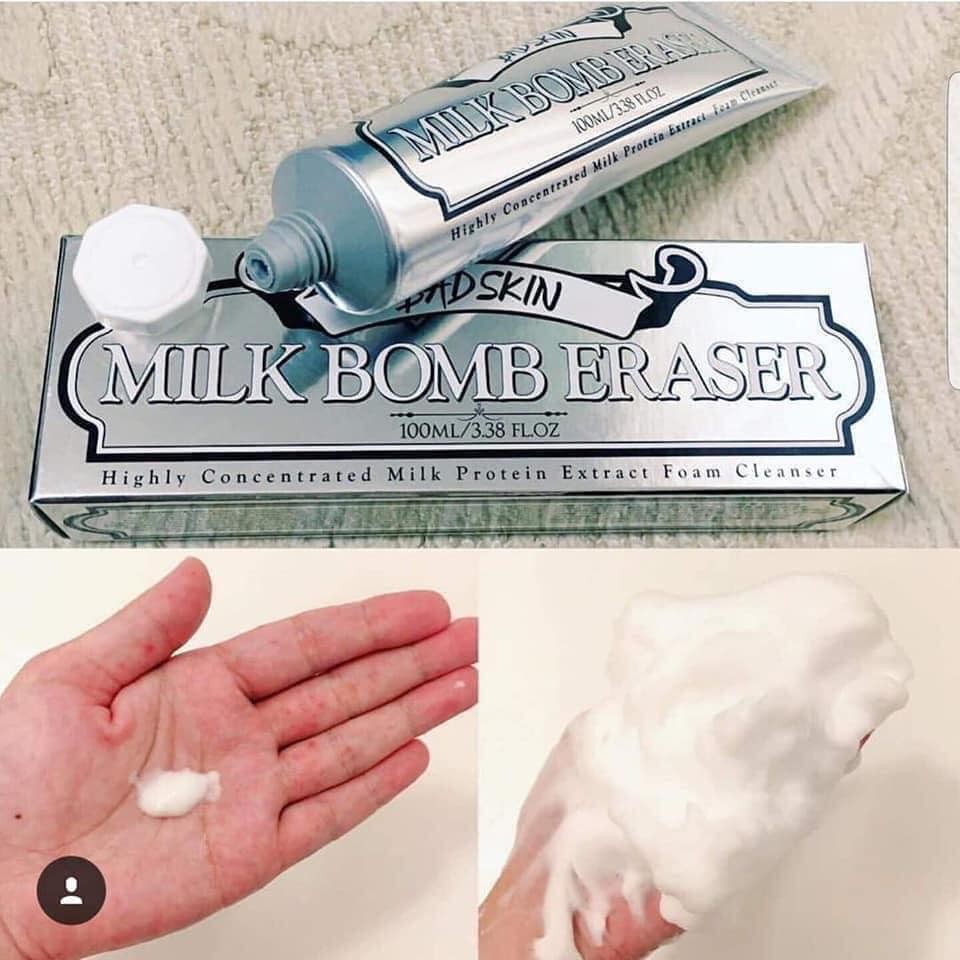 Sữa rửa mặt Bad Skin Milk Hàn quốc chính hãng
