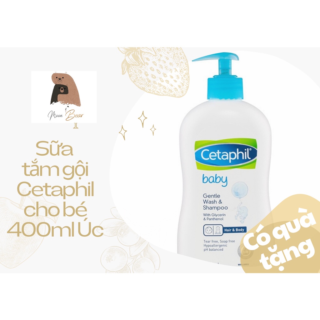 Centaphil 400ml và 230ml - sữa tắm gội toàn thân cho trẻ nhỏ