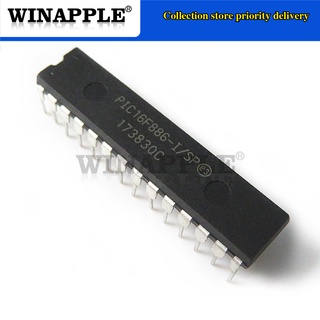 1 linh kiện điện tử pic16f886-i / sp pic16f886isp pic16f886 16f886-i / sp dip-28