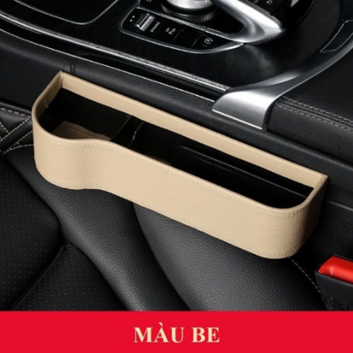 Khay đựng đồ đa năng cắm khe ghế ô tô, Hộc để đồ cao cấp trên xe hơi