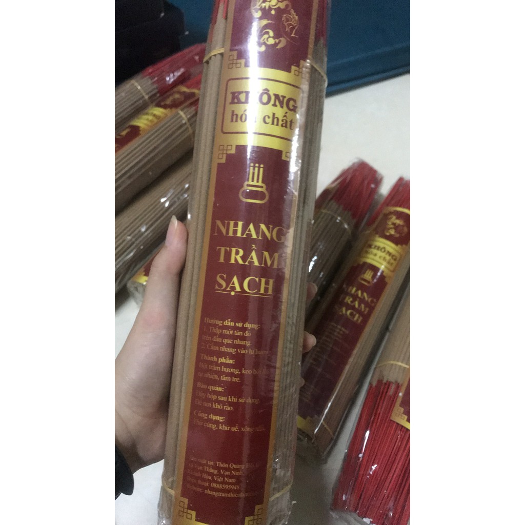 Nhang trầm sạch không hóa chất 500g - khoảng 300 nén nhang trầm hương