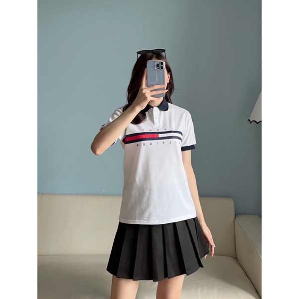 Áo polo phối cổ
