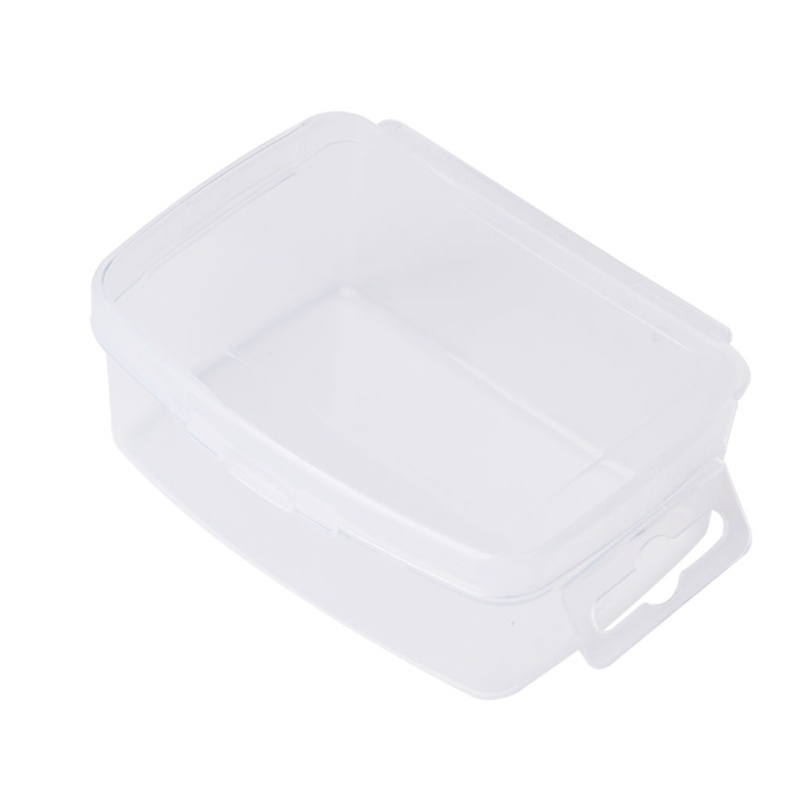 Hộp đựng đồ trang sức bằng nhựa trong suốt hình chữ nhật tiện lợi