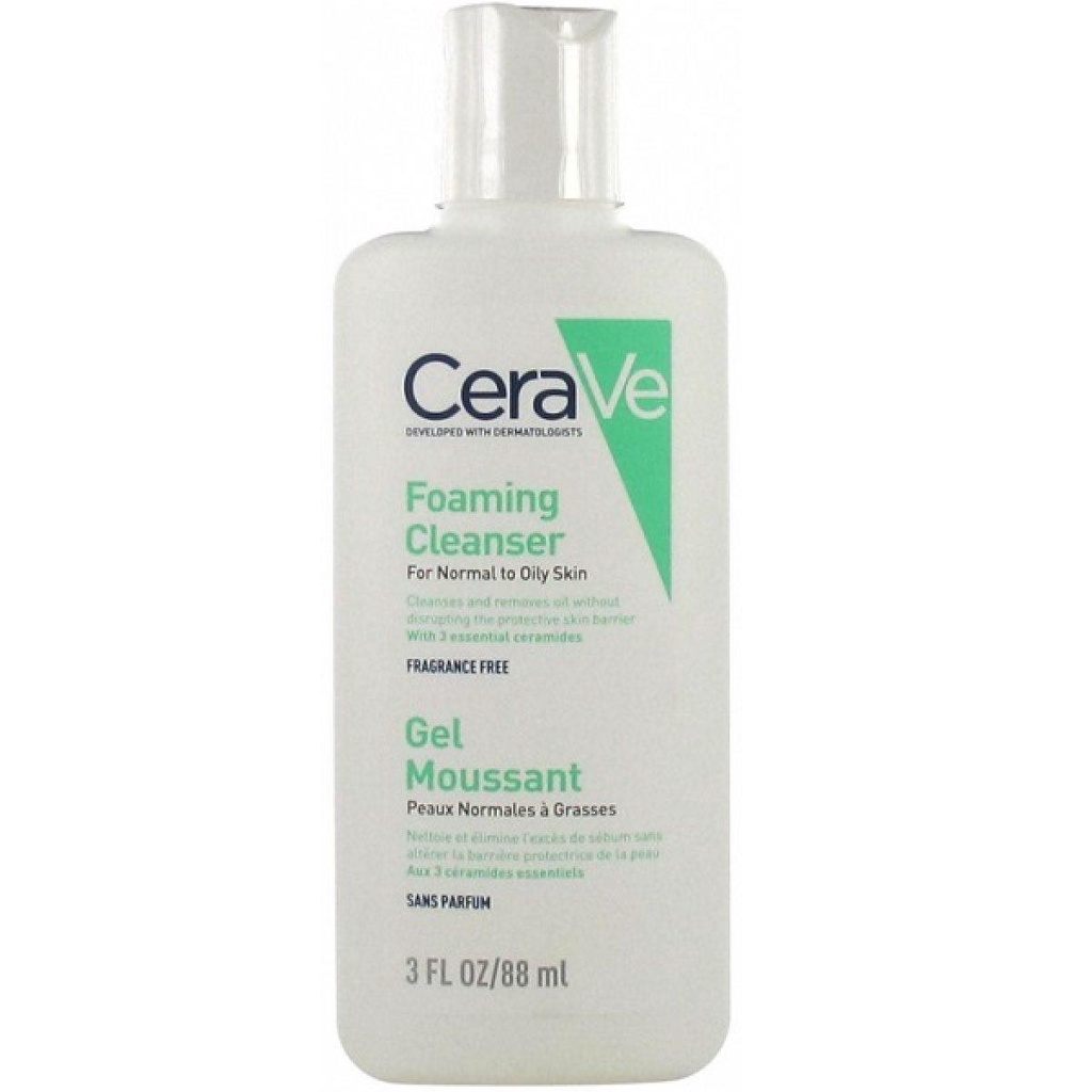 Sữa rửa mặt Cerave dành cho da dầu Foaming Cleanser Gel Moussant
