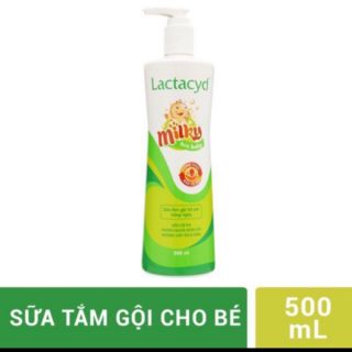 Sữa tắm lactacyd milky 500 ml & 250ml ngừa rôm sẩy( 2022)
