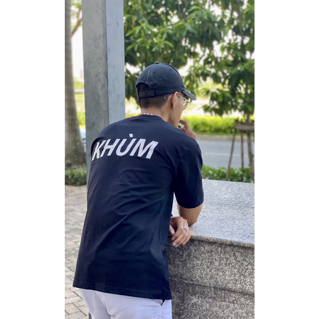 Áo Thun UNISEX Nam Nữ In Chữ KHÙM - KÈM HÌNH CHỤP THẬT