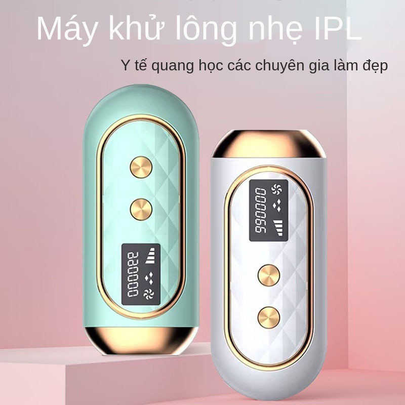 thiết bị triệt lông laser điểm đông lạnh, môi tại nhà, nách, máy toàn thân, cạo vùng kín không đau, phụ nữ