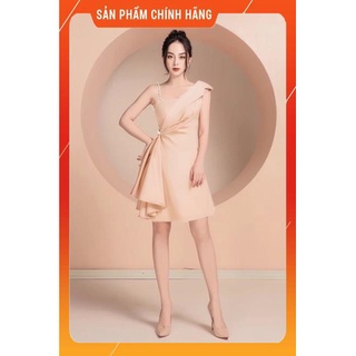 [ HÀNG THIẾT KẾ- CỰC VIP] Đầm dự tiệc lệch vai 1 bên chuổi