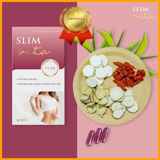 [Mua 3 Tặng 1] Viên Uống Hỗ Trợ Giảm Cân, Đẹp Dáng - Slim Vita Plus