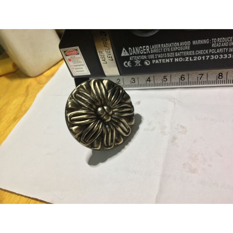 Tay cầm kim loại cổ điển 12cm