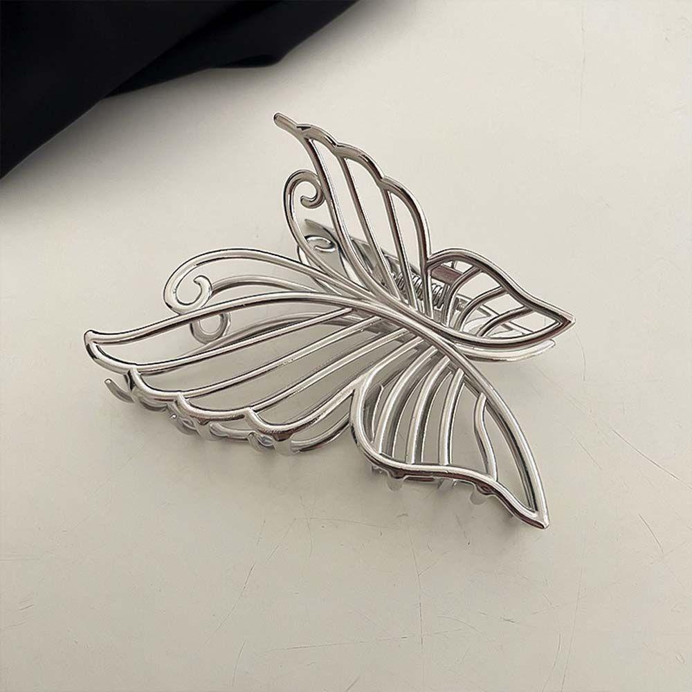 Kẹp Tóc Kim Loại Hình Cá Mập Phong Cách Hàn Quốc Cho Nữ