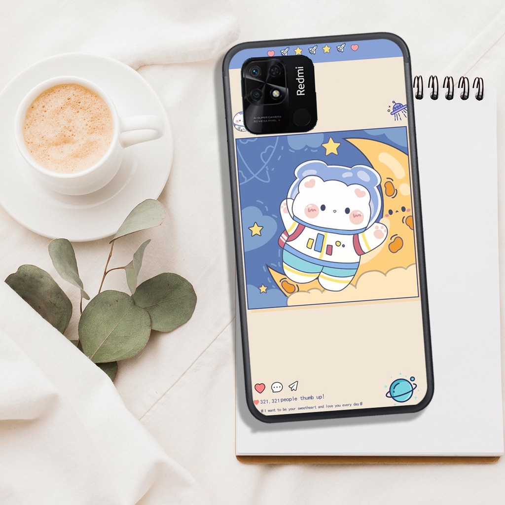 ỐP LƯNG XIAOMI REDMI 10C , IN HÌNH PHI HÀNH GIA CHIBI BAO CHẤT