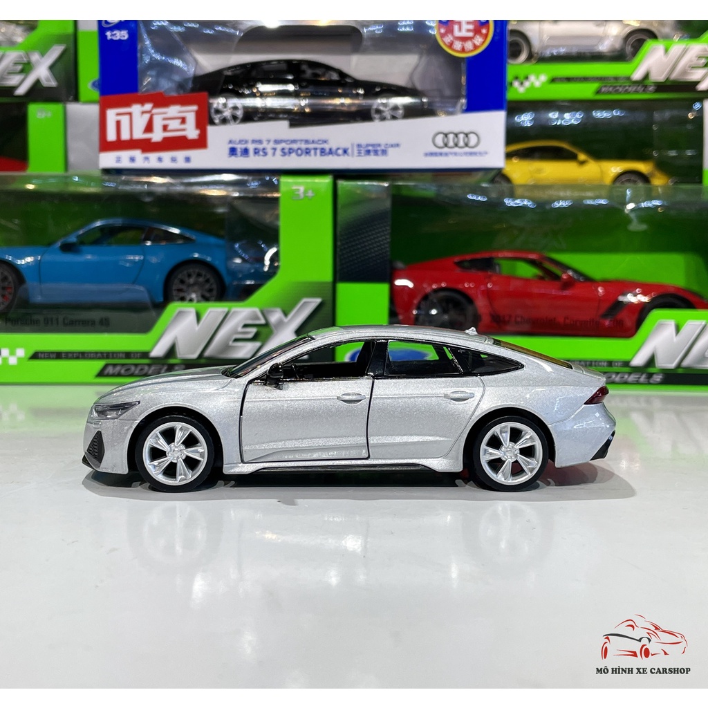 Mô hình xe ô tô Audi RS 7 tỉ lệ 1:35 hãng Licensed 2 màu