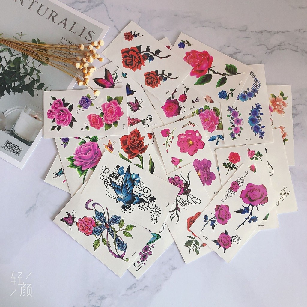 10 Hình Xăm Dán Tạm Thời Chống Nước