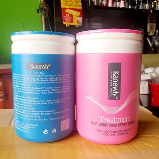 Hấp dầu ủ xả tóc Kanewly 1000ml , phục hồi tóc ...
