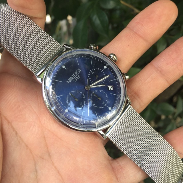 Đồng hồ nam NIBOSI 2331 chính hãng, dây kim loại không gỉ - Đồng hồ doanh nhân nibosi 1985 | BigBuy360 - bigbuy360.vn